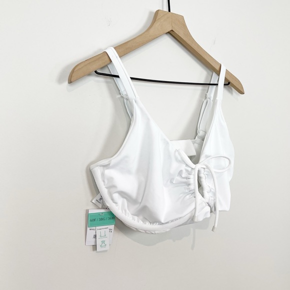 NWT Sunsets White Lily Kauai Keyhole Bikini Top - Picture 8 of 16